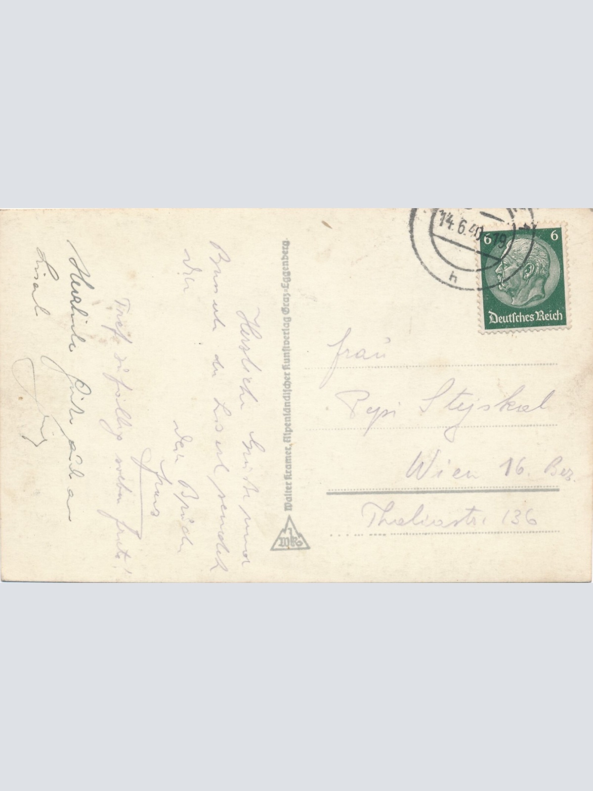 AK aus Eisenerz gegen Griesmauer Steiermark Ansichtskarte (13750)