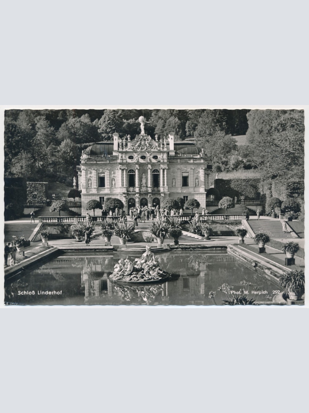 AK, Schloss Linderhof, Ettal, Bayern, Ansichtskarte (S3731)