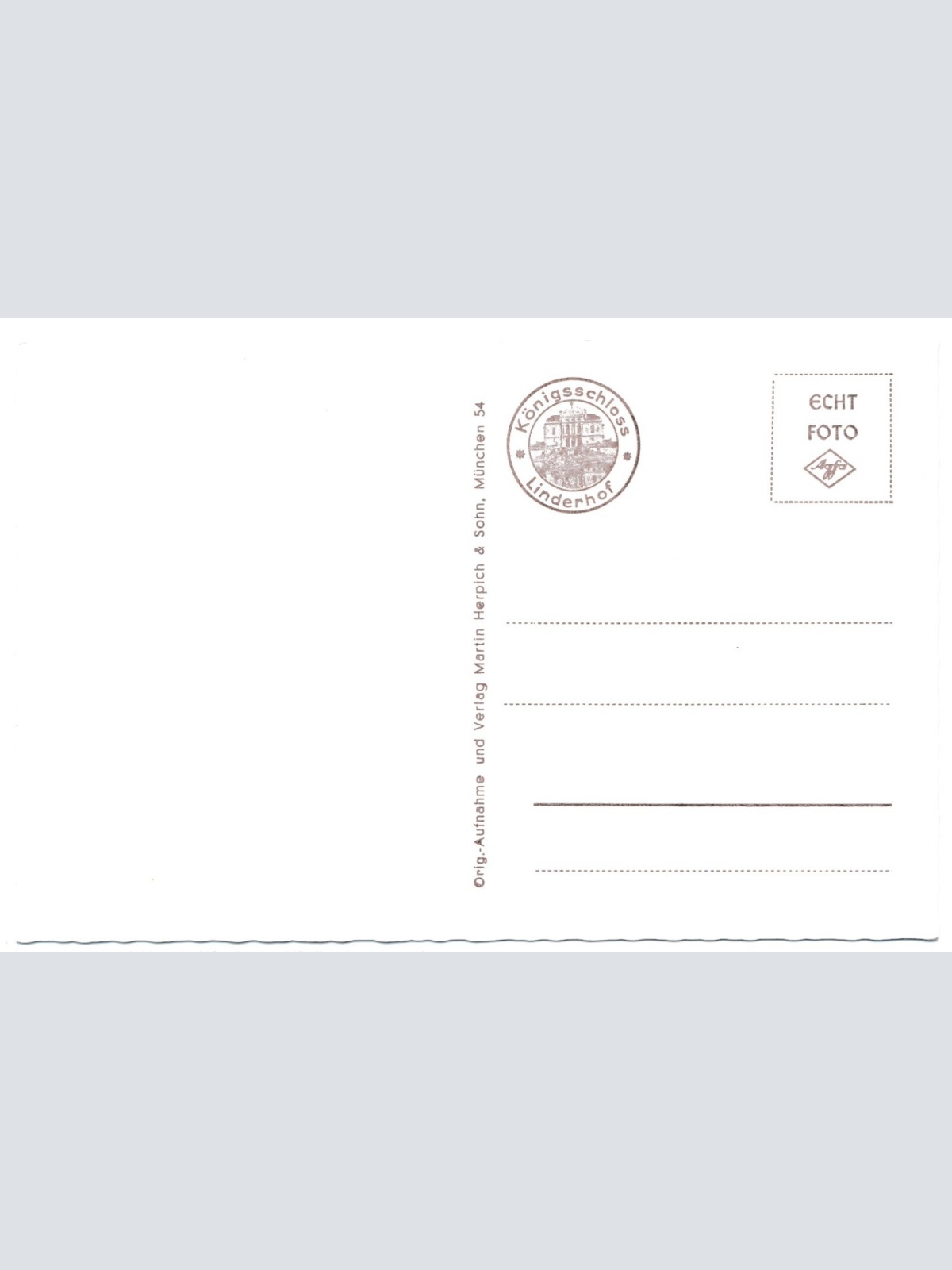 AK, Schloss Linderhof, Ettal, Bayern, Ansichtskarte (S3731)