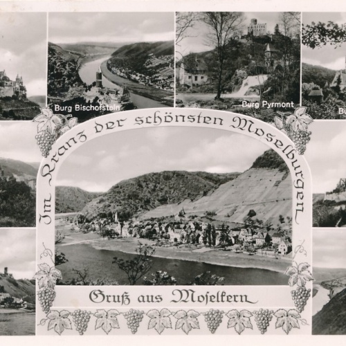AK, Moselburgen, Rheinland-Pfalz, Ansichtskarte (S3756)