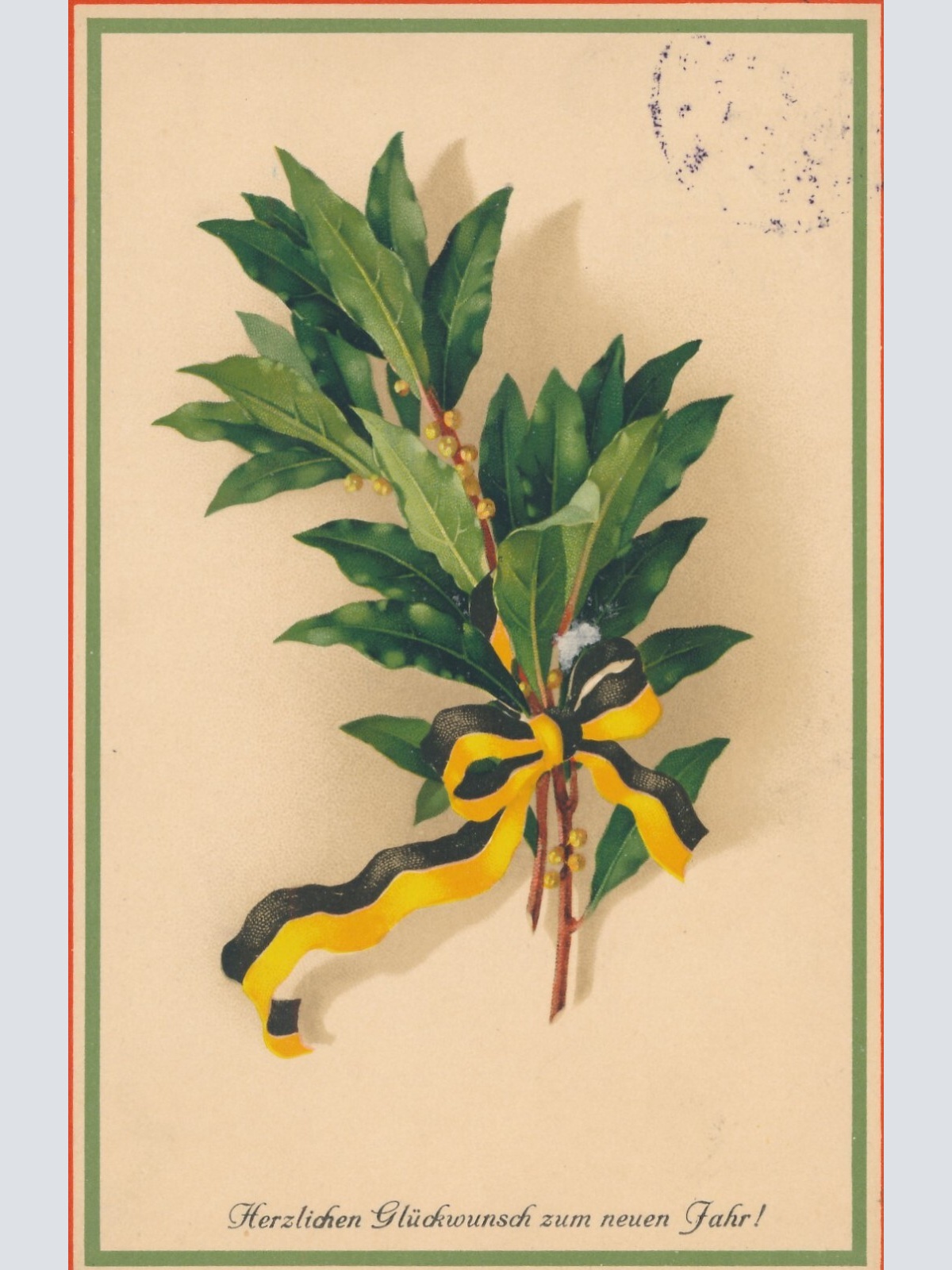 AK, Herzlichen Glückwunsch zum neuen Jahr, Ansichtskarte (S3666)