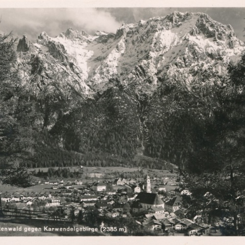 AK, Mittenwald, Bayern, Ansichtskarte (S3703)