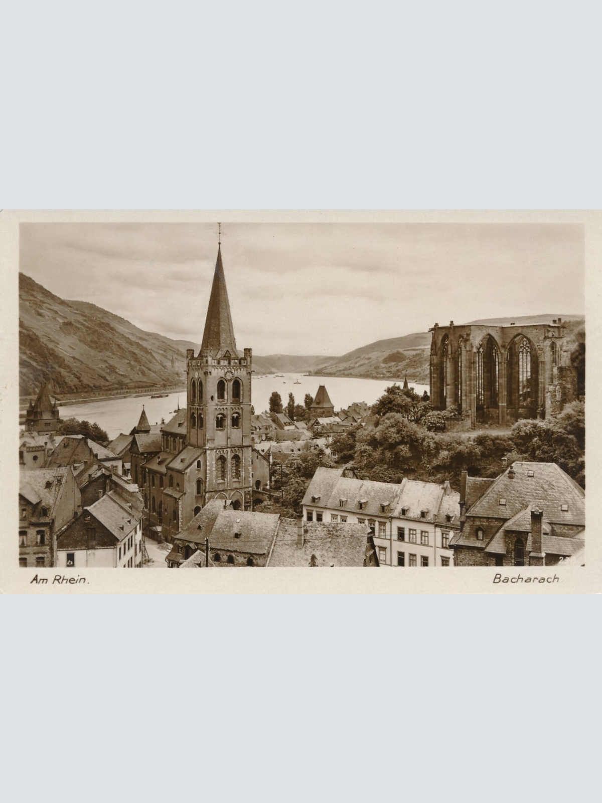 AK, Bacharach, Rheinland-Pfalz, Ansichtskarte (S3707)