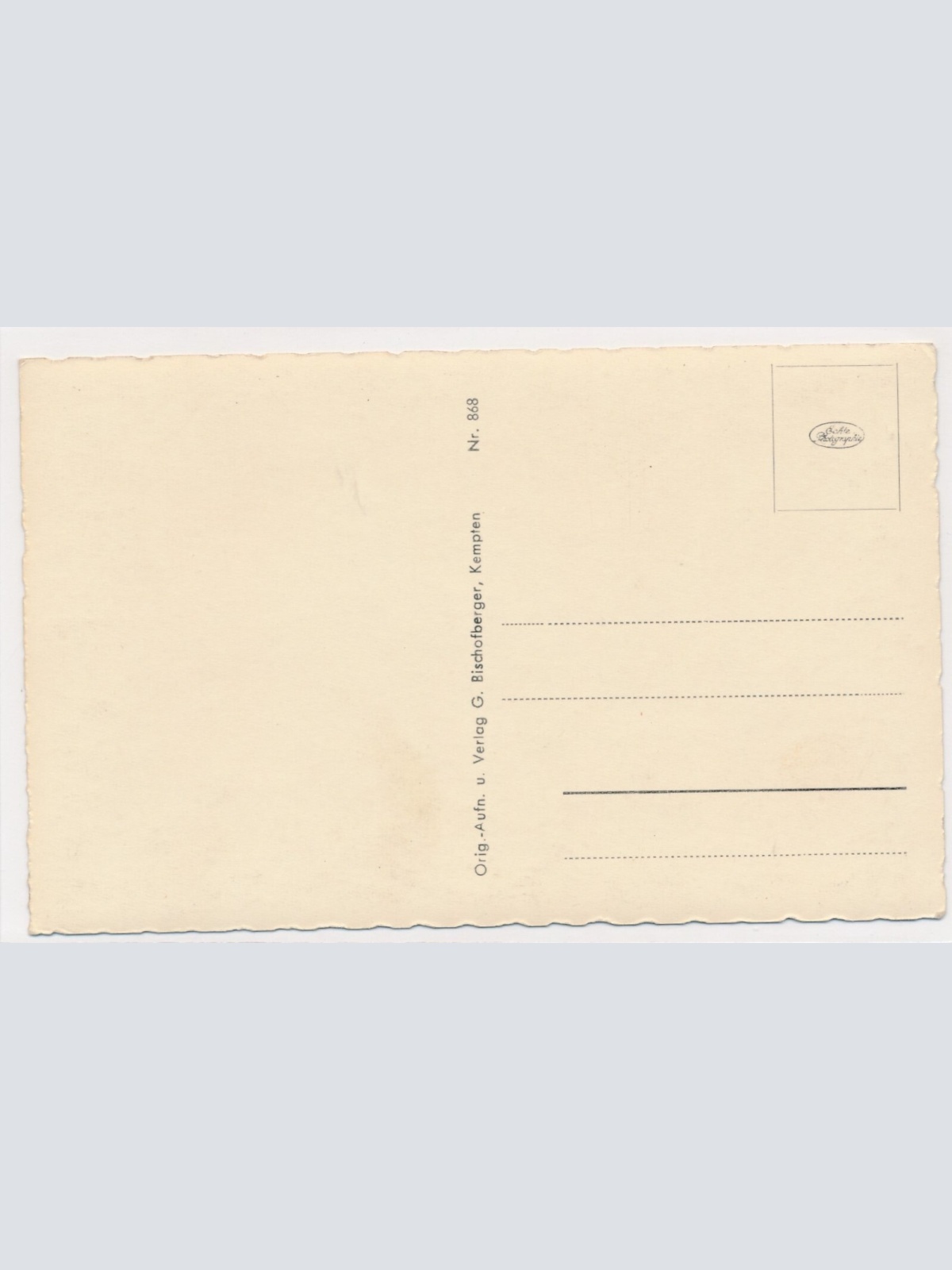 AK, Pfronten, Bayern, Ansichtskarte (S3697)