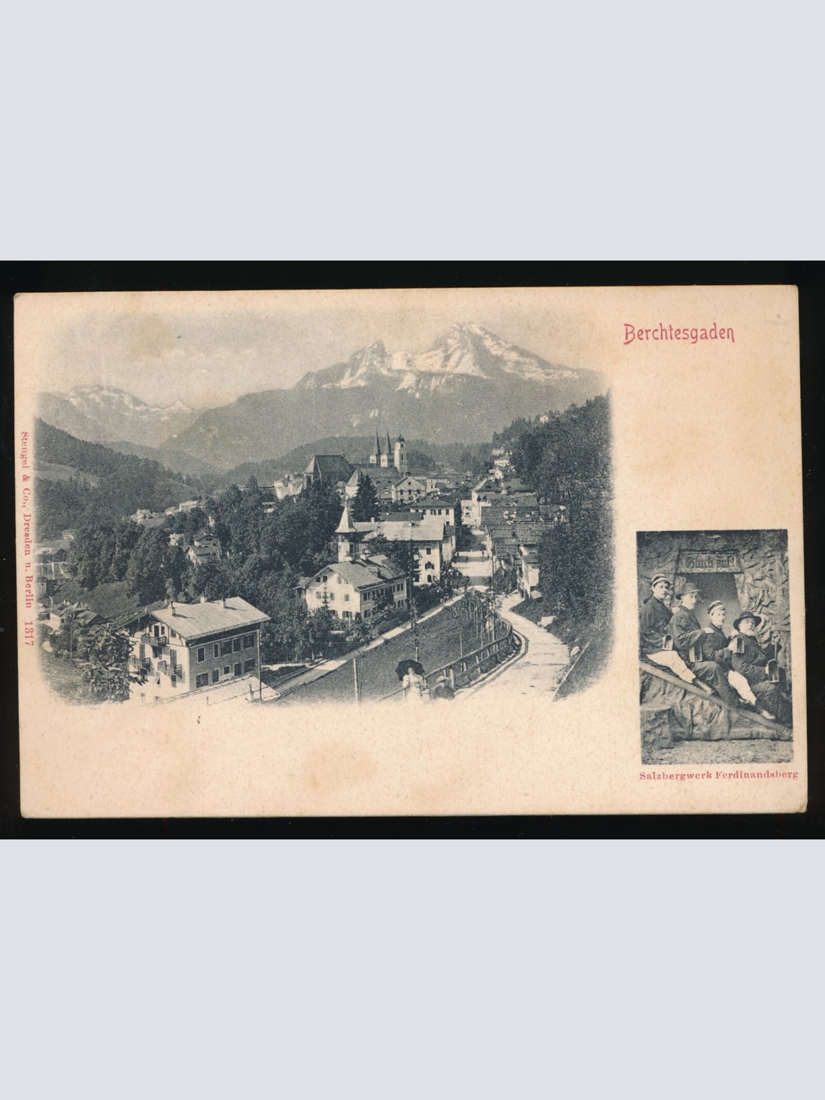 AK aus Berchtesgaden Salzbergwerk Ferdinandsberg Bayern (114)