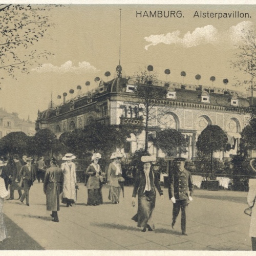 AK, Hamburg, Alsterpavillon (S3566)
