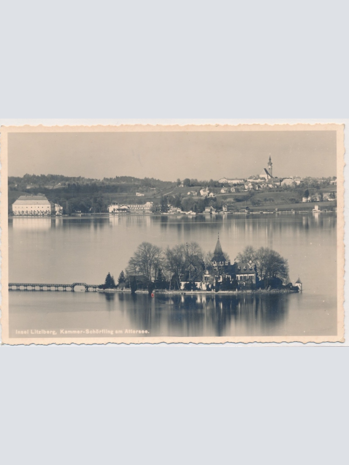 AK, Insel Litzlberg, Kammer-Schörfling am Attersee, Oberösterreich (S3513)