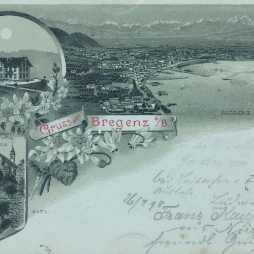 AK, Gruß aus Bregenz, Vorarlberg (S3553)