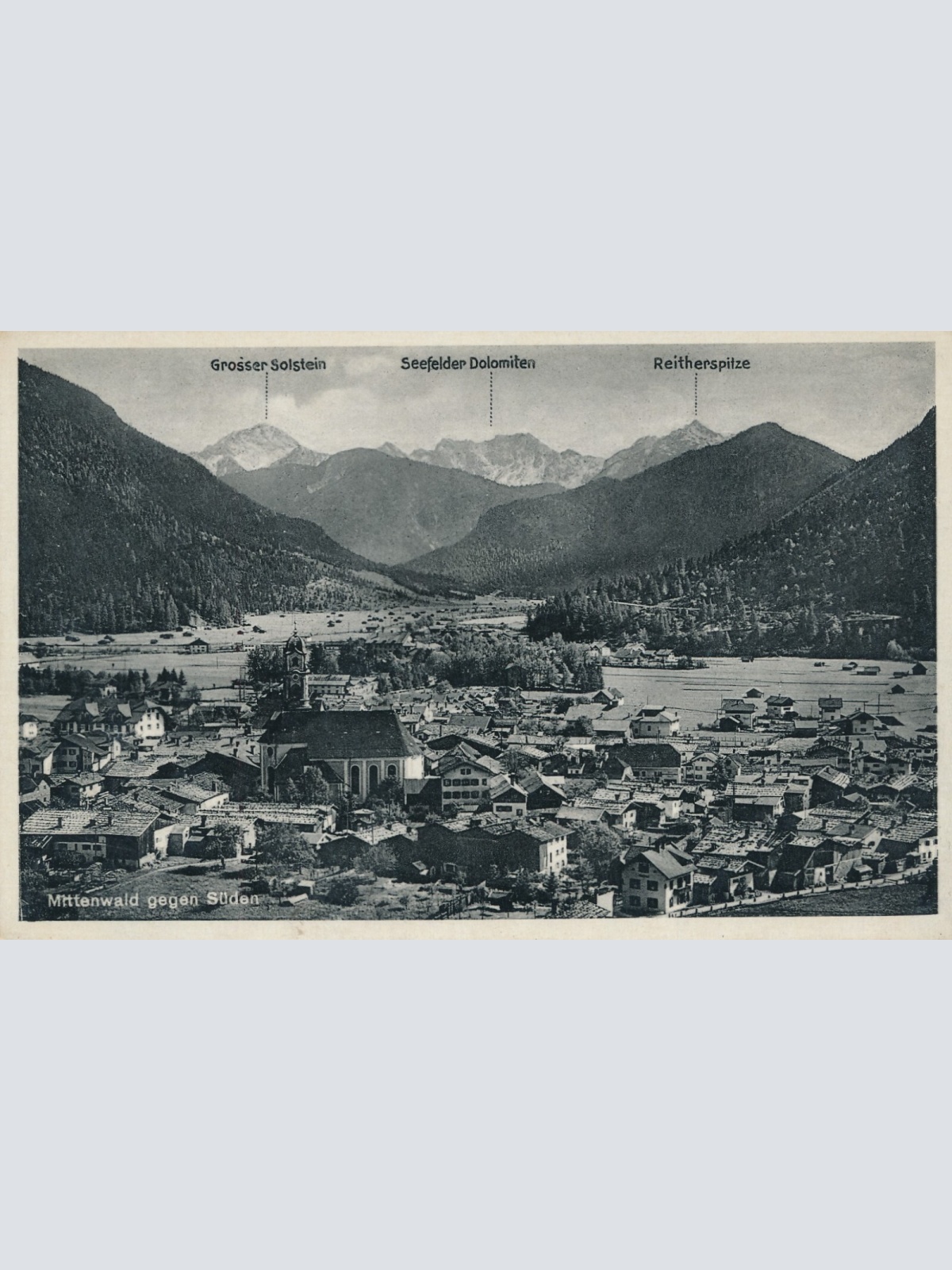 AK, Mittenwald, Bayern, Ansichtskarte (S3780)