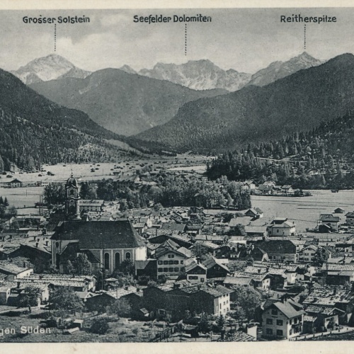 AK, Mittenwald, Bayern, Ansichtskarte (S3780)
