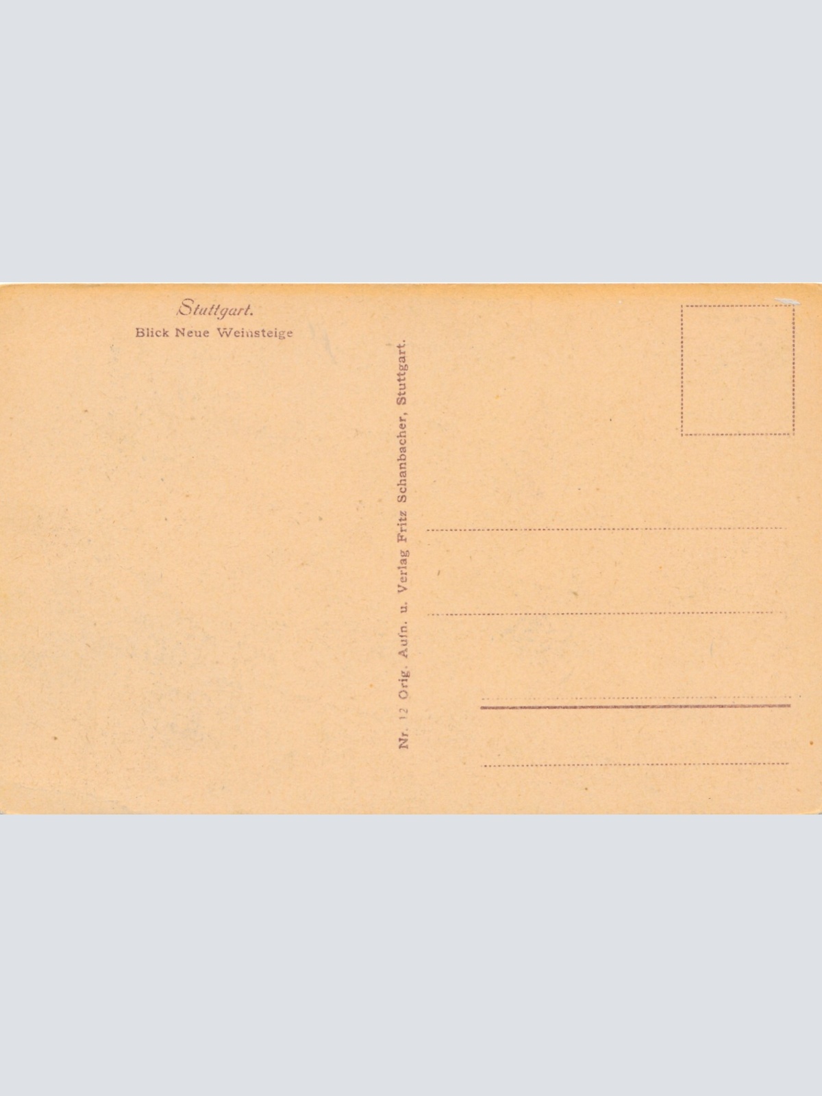 AK, Stuttgart, Baden-Württemberg, Ansichtskarte (S3790)