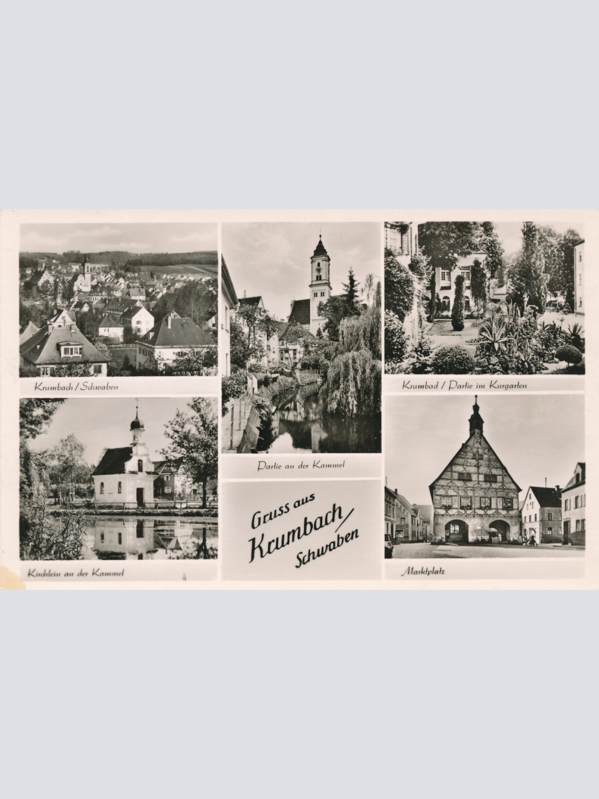 AK, Krumbach, Bayern, Ansichtskarte (S3798)