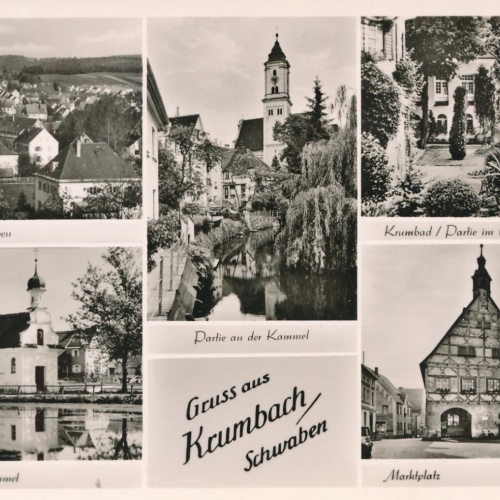 AK, Krumbach, Bayern, Ansichtskarte (S3798)