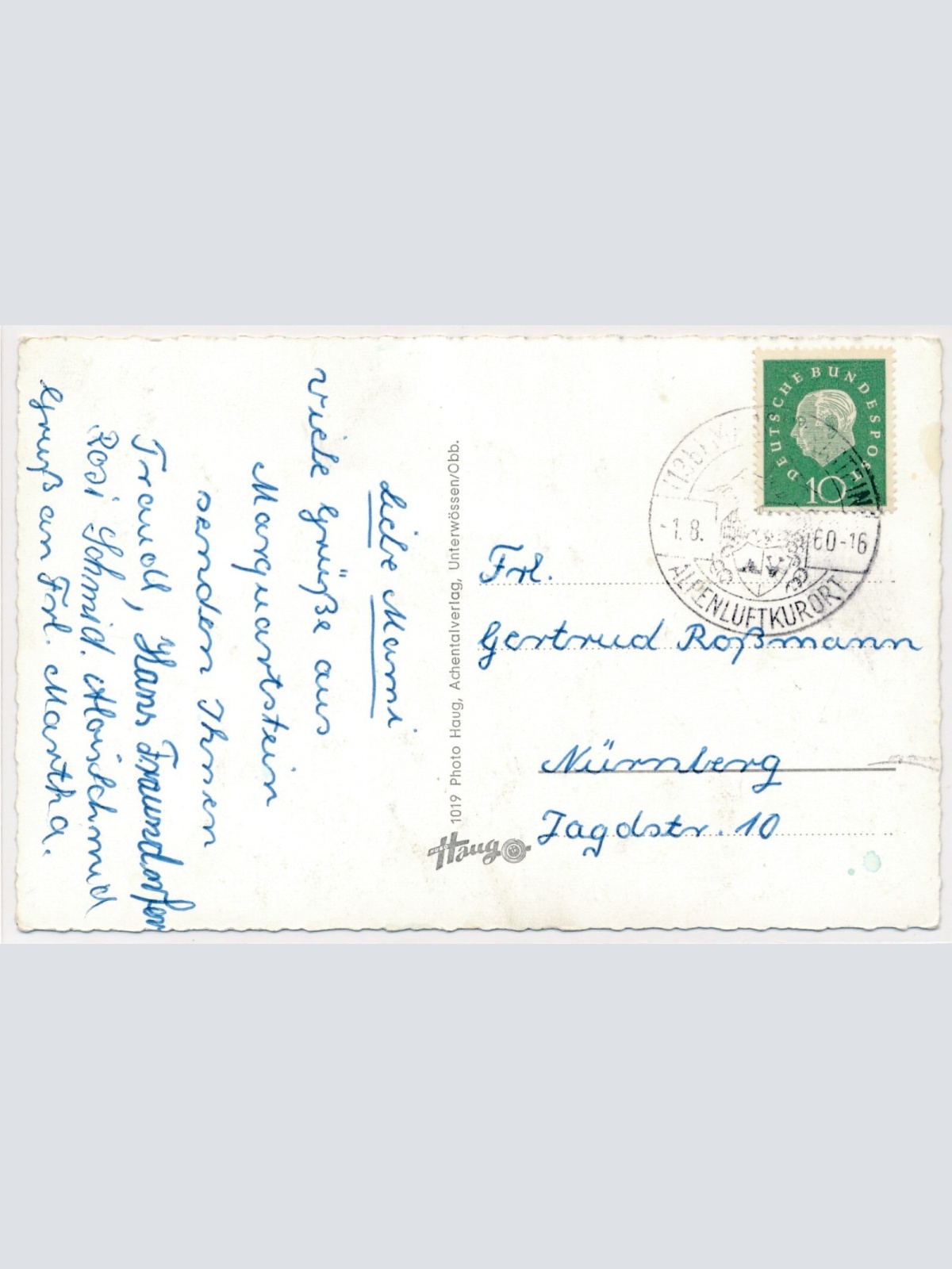 AK, Marquartstein, Bayern, Ansichtskarte (S3826)