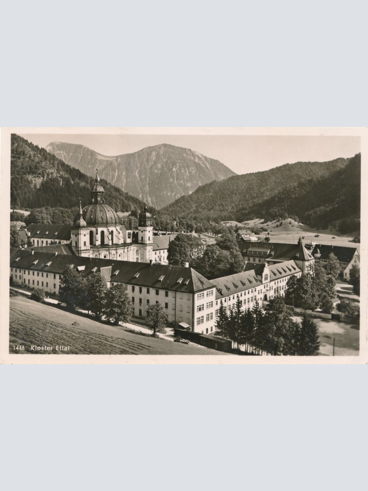 AK, Kloster Ettal, Bayern, Ansichtskarte (S3832)