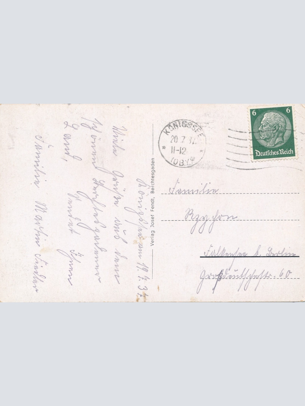 AK, Berchtesgaden, Bayern, Ansichtskarte (S3857)