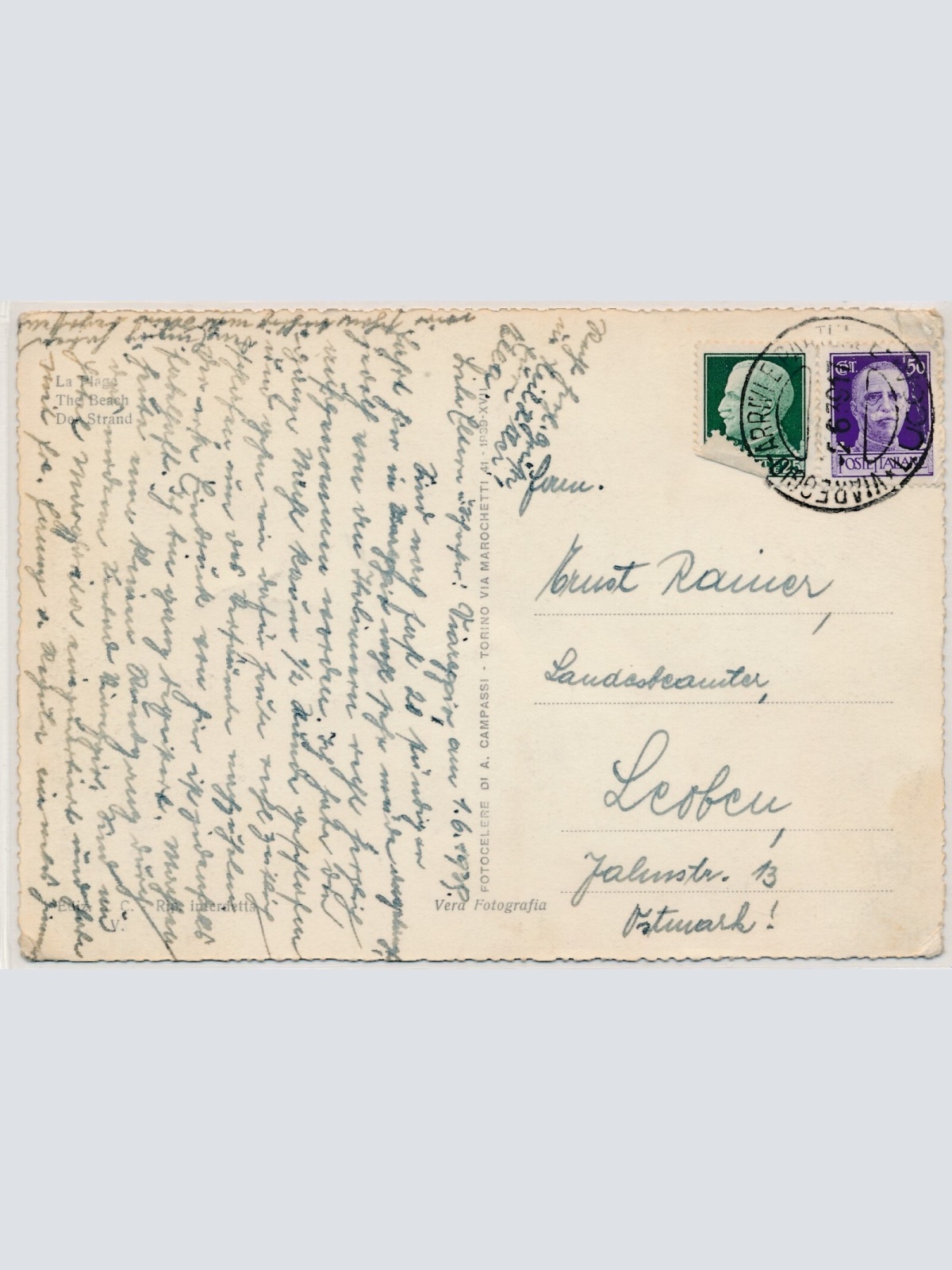 AK, Viareggio, Italien, Ansichtskarte (S3895)