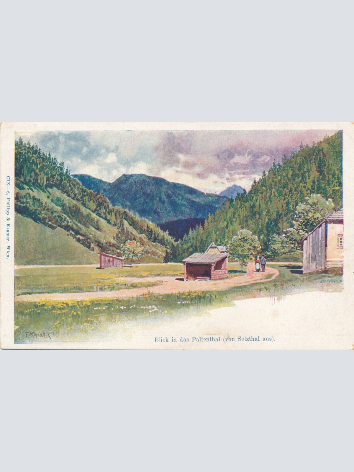 AK vom Paltenthal Steiermark Ansichtskarte (13807)