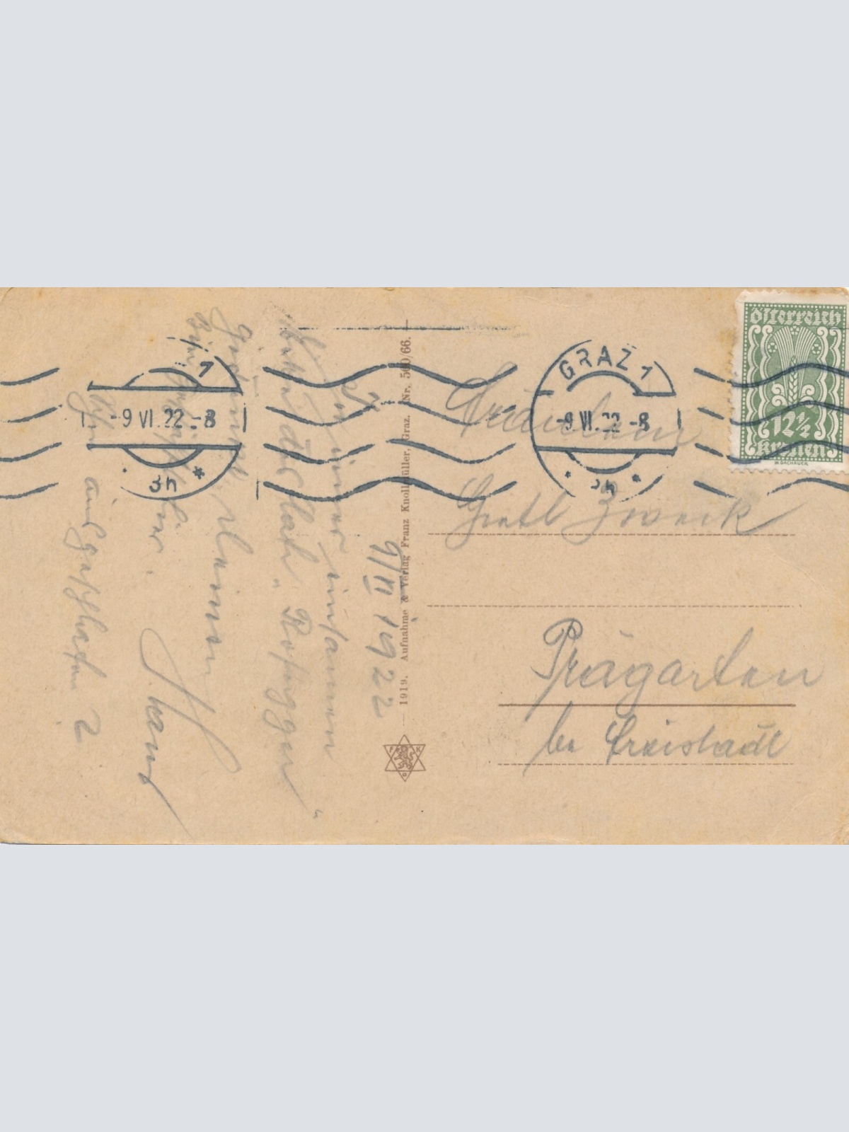 AK aus Graz K.K. Universität Steiermark Ansichtskarte (13816)