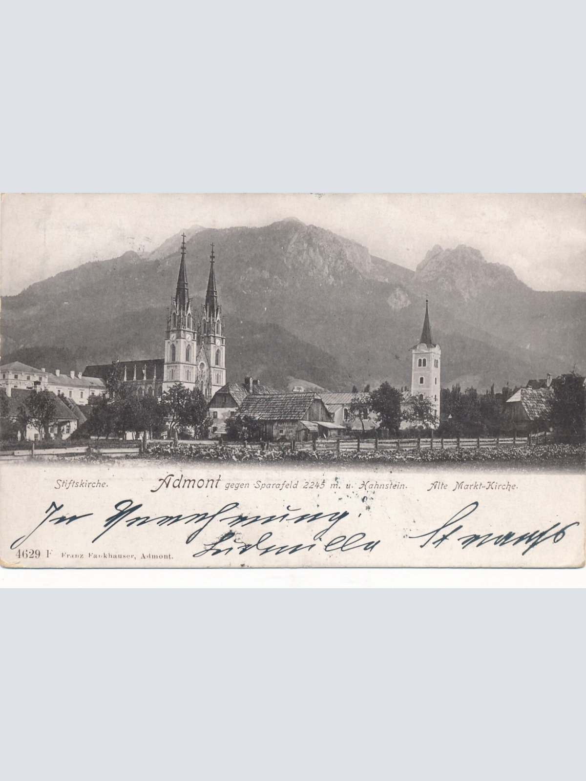 AK aus Admont mit Stiftskirche Steiermark Ansichtskarte (13825)