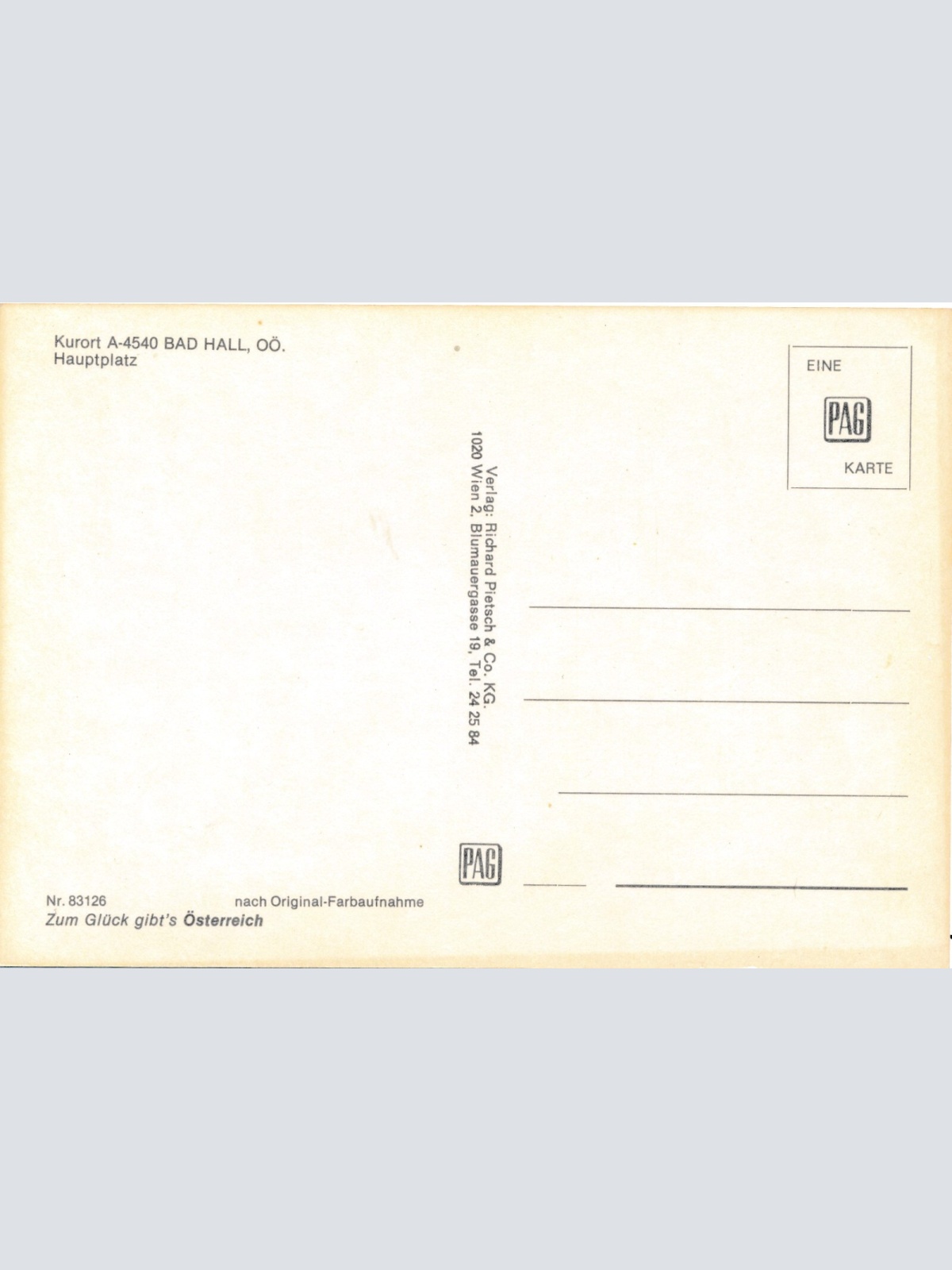 AK, Bad Hall, Oberösterreich, Ansichtskarte (S3909)