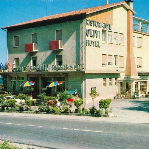 AK, Salò del Garda, Italien, Hotel Olivi, Ansichtskarte (S3916)
