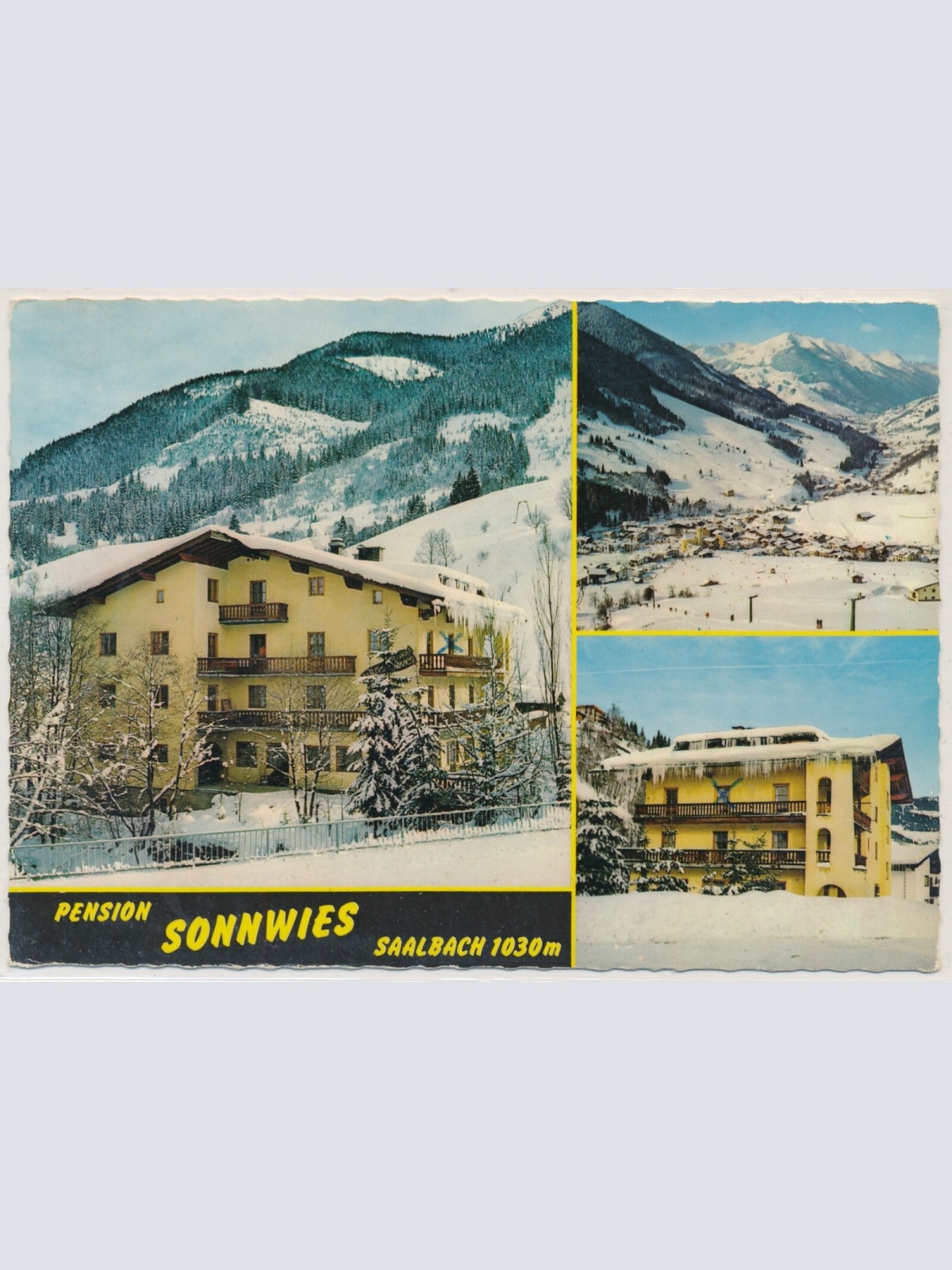 AK, Saalbach-Hinterglemm, Salzburg, Ansichtskarte (S3935)