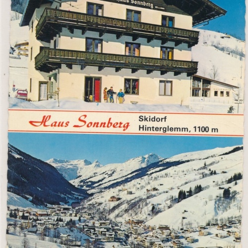 AK, Haus Sonnberg, Hinterglemm, Salzburg, Ansichtskarte (S3940)