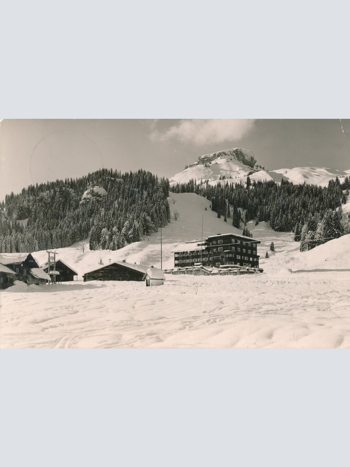 AK, Sporthotel Auenhütte, Vorarlberg, Ansichtskarte (S3949)