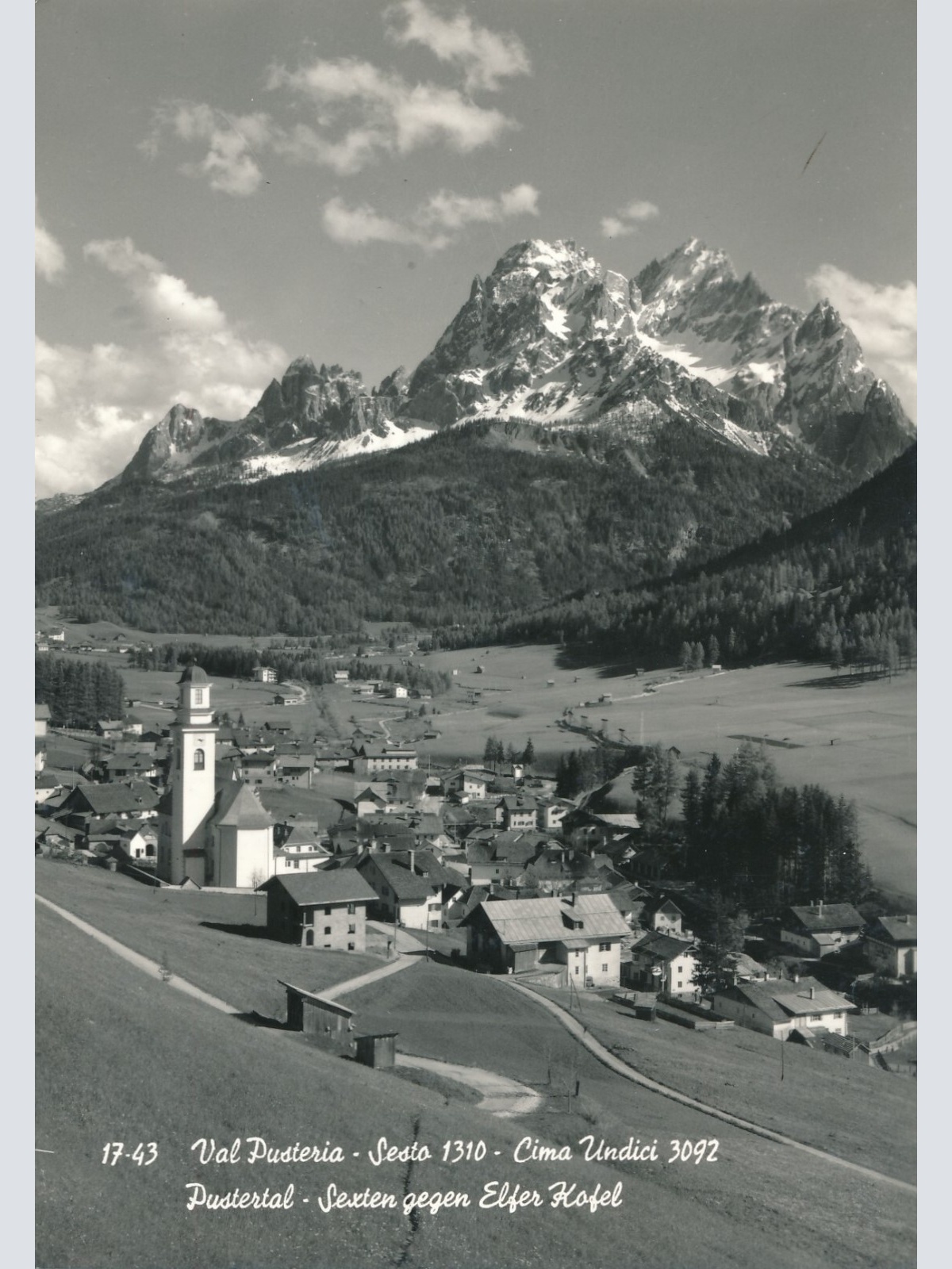 AK, Pustertal, Italien, Ansichtskarte (S3951)
