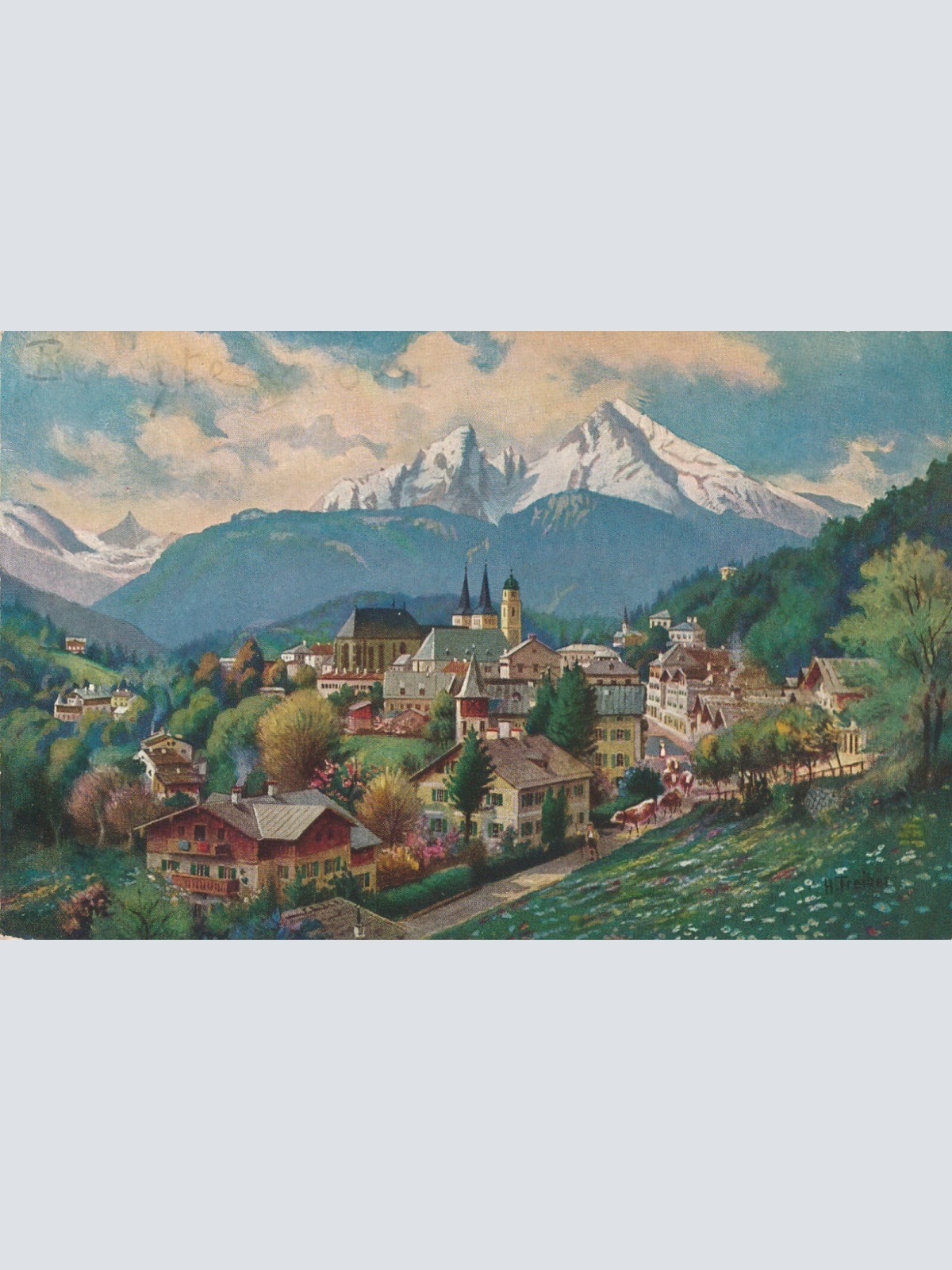 AK, Berchtesgaden, Bayern, Ansichtskarte (S3968)