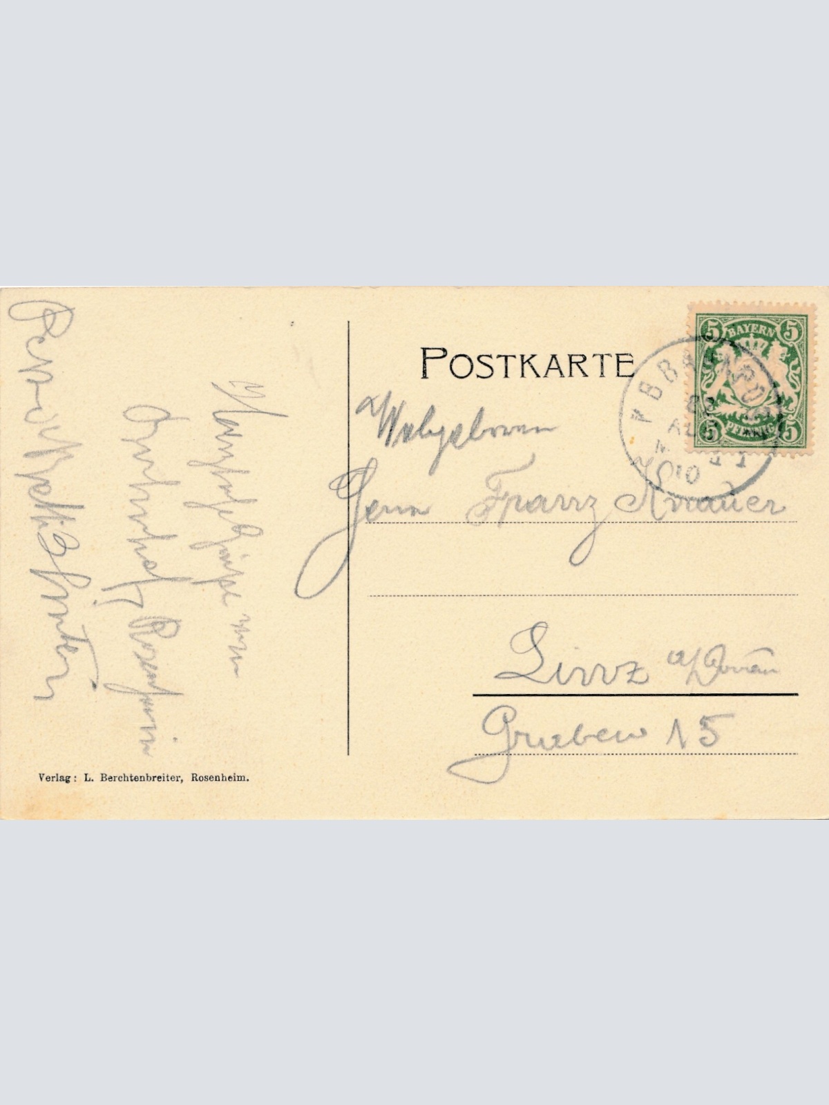 AK, Rosenheim, Bayern, Ansichtskarte (S3972)