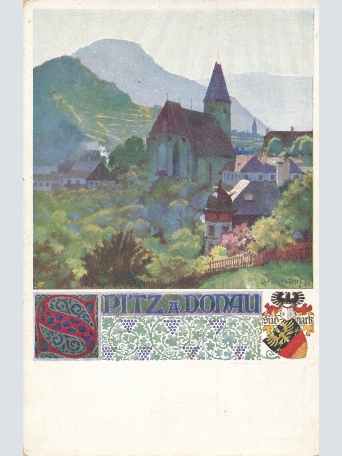 AK, Spitz, Niederösterreich, Ansichtskarte (S3985)