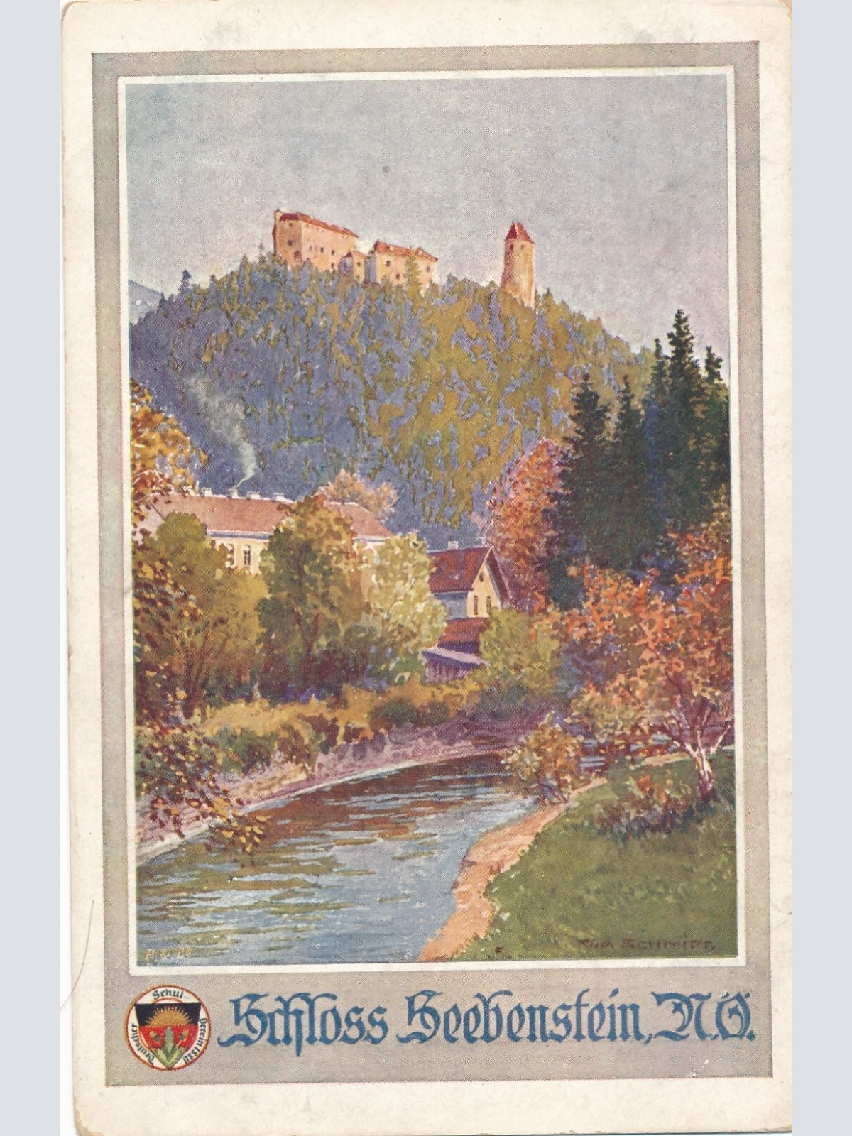 AK, Schloss Seebenstein, Niederösterreich, Ansichtskarte (S4010)