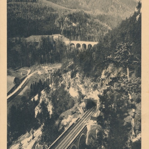 AK, Semmering, Kalte Rinne, Niederösterreich, Ansichtskarte (S4040)