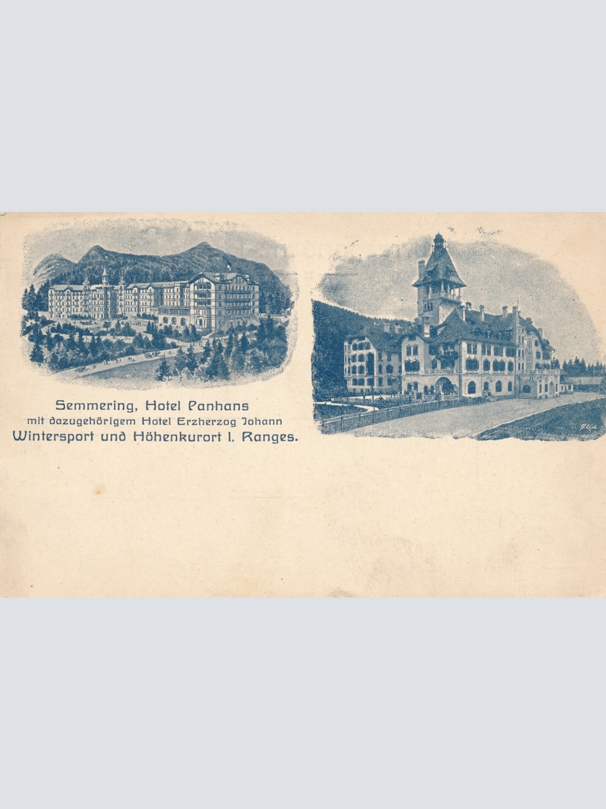 AK, Semmering, Hotel Panhans, Niederösterreich, Ansichtskarte (S4047)