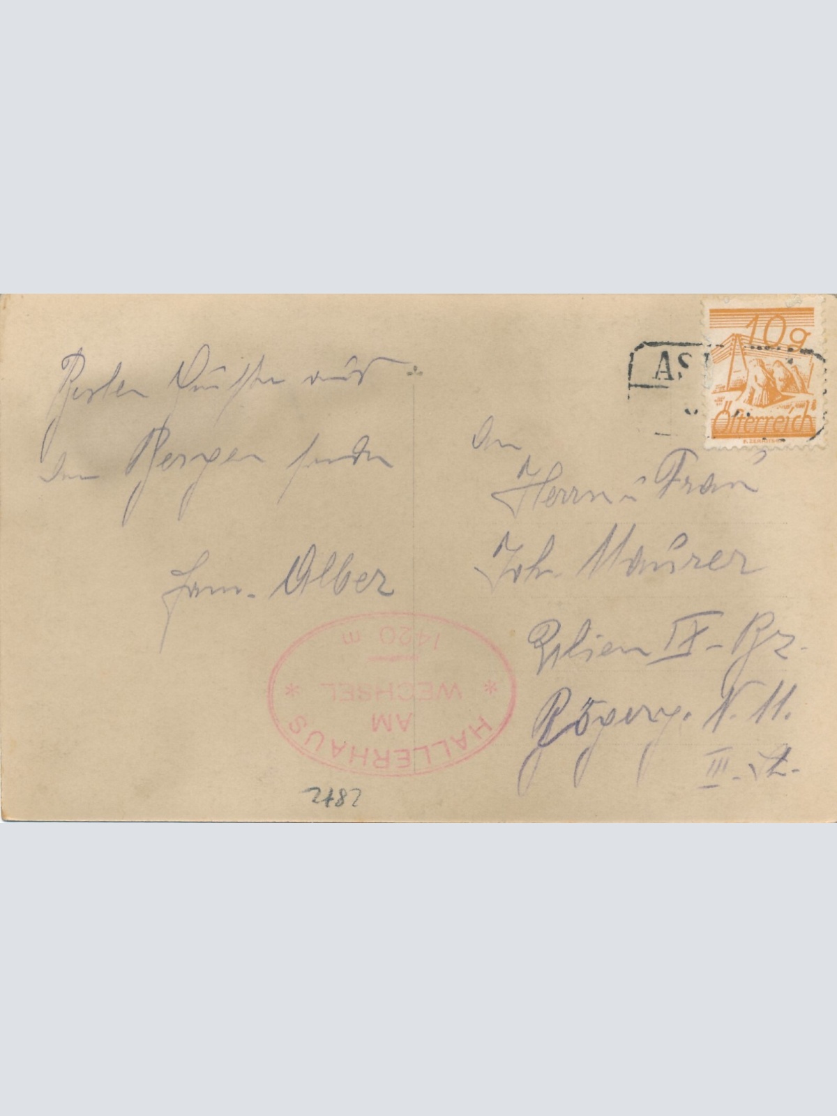 AK, Mönichkirchen, Niederösterreich, Ansichtskarte (S4062)