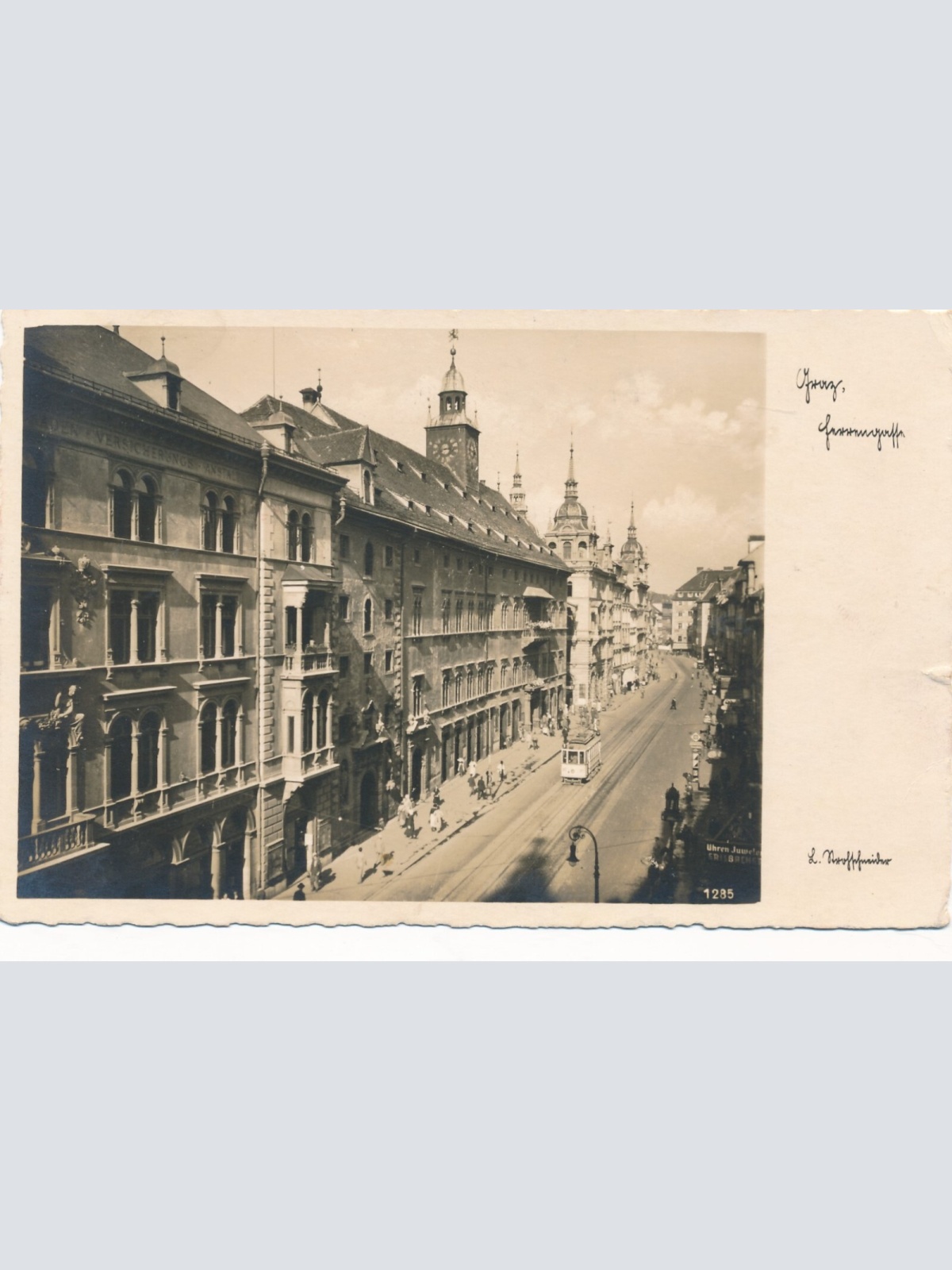 AK aus Graz Strassenansicht Steiermark Ansichtskarte (13863)