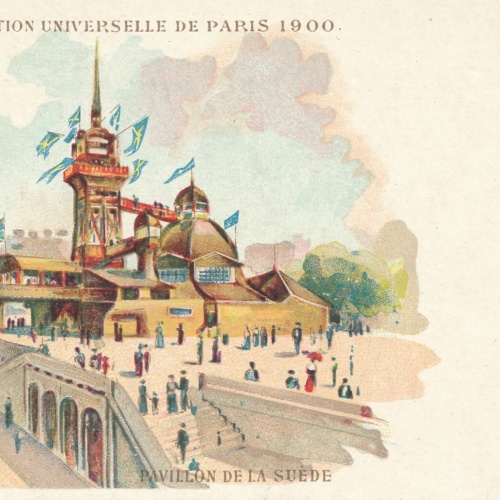 Litho-AK, Exposition Universelle, Paris, Frankreich, Ansichtskarte (S4126)