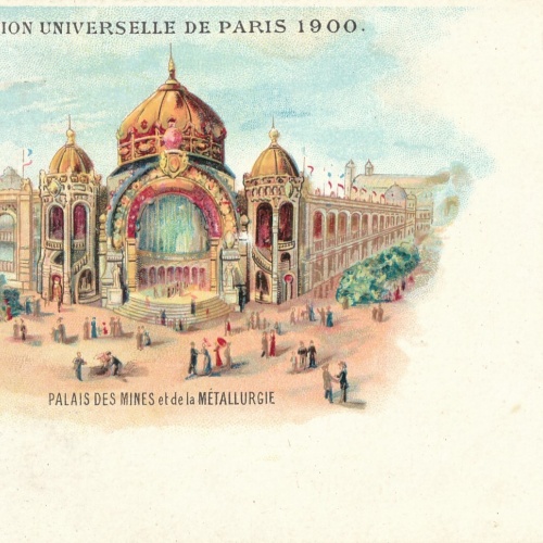Litho-AK, Exposition Universelle, Paris, Frankreich, Ansichtskarte (S4127)
