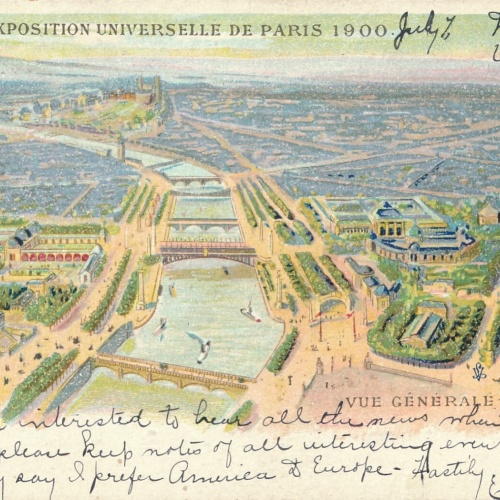 Litho-AK, Exposition Universelle, Paris, Frankreich, Ansichtskarte (S4129)