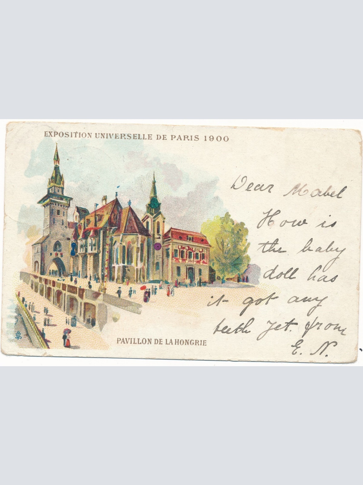 Litho-AK, Exposition Universelle, Paris, Frankreich, Ansichtskarte (S4130)