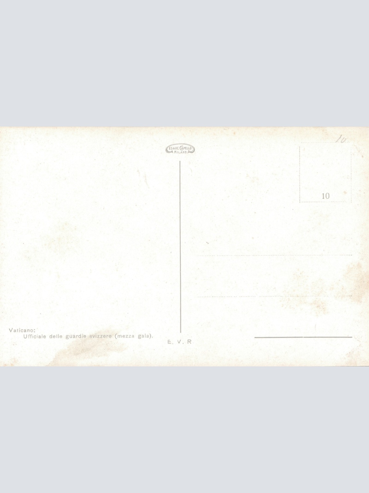 AK, Vaticano Ufficiale delle guardie svizzere, Ansichtskarte (S4136)