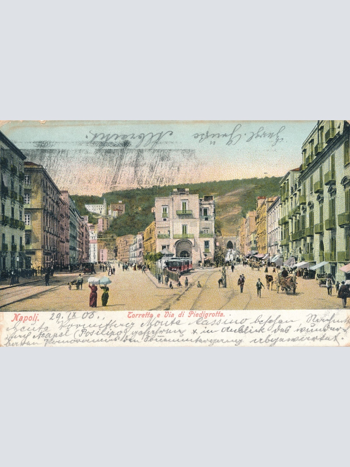 AK, Napoli, Torretta e via di Piedigrotta, Italien, Ansichtskarte (S4157)