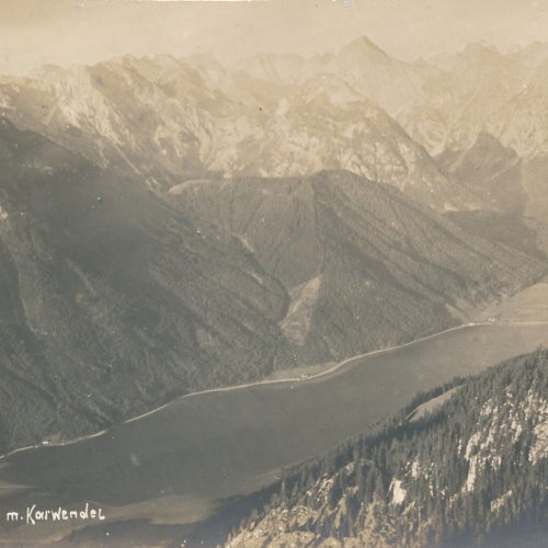 AK, Achensee, Karwendel, Tirol,  Ansichtskarte (S4179)