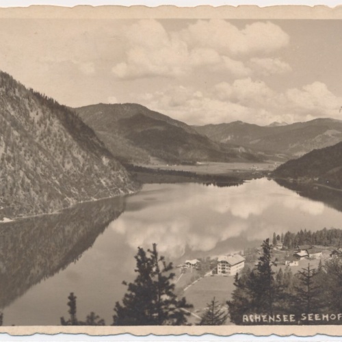 AK, Achensee, Seehof, Tirol,  Ansichtskarte (S4180)