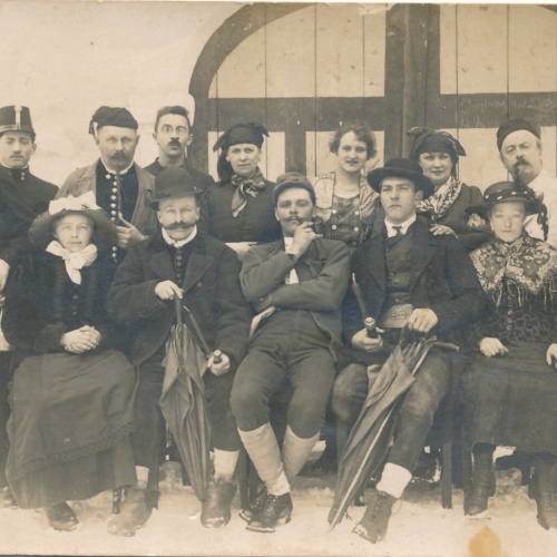 AK Annodazumals Theatergruppe 1920  Ansichtskarte (13931)