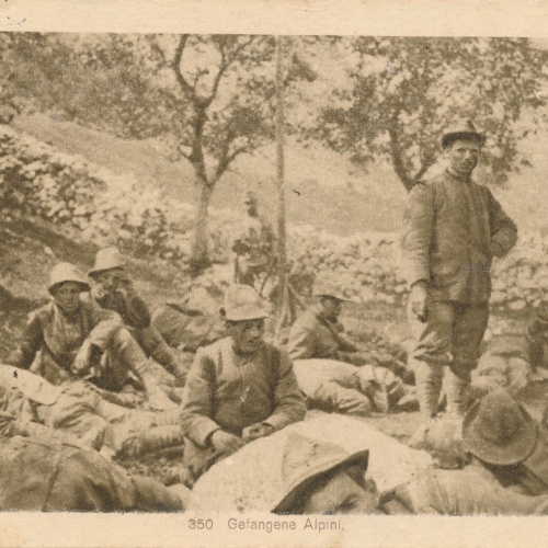 AK Gefangene Alpini Ansichtskarte (13317)