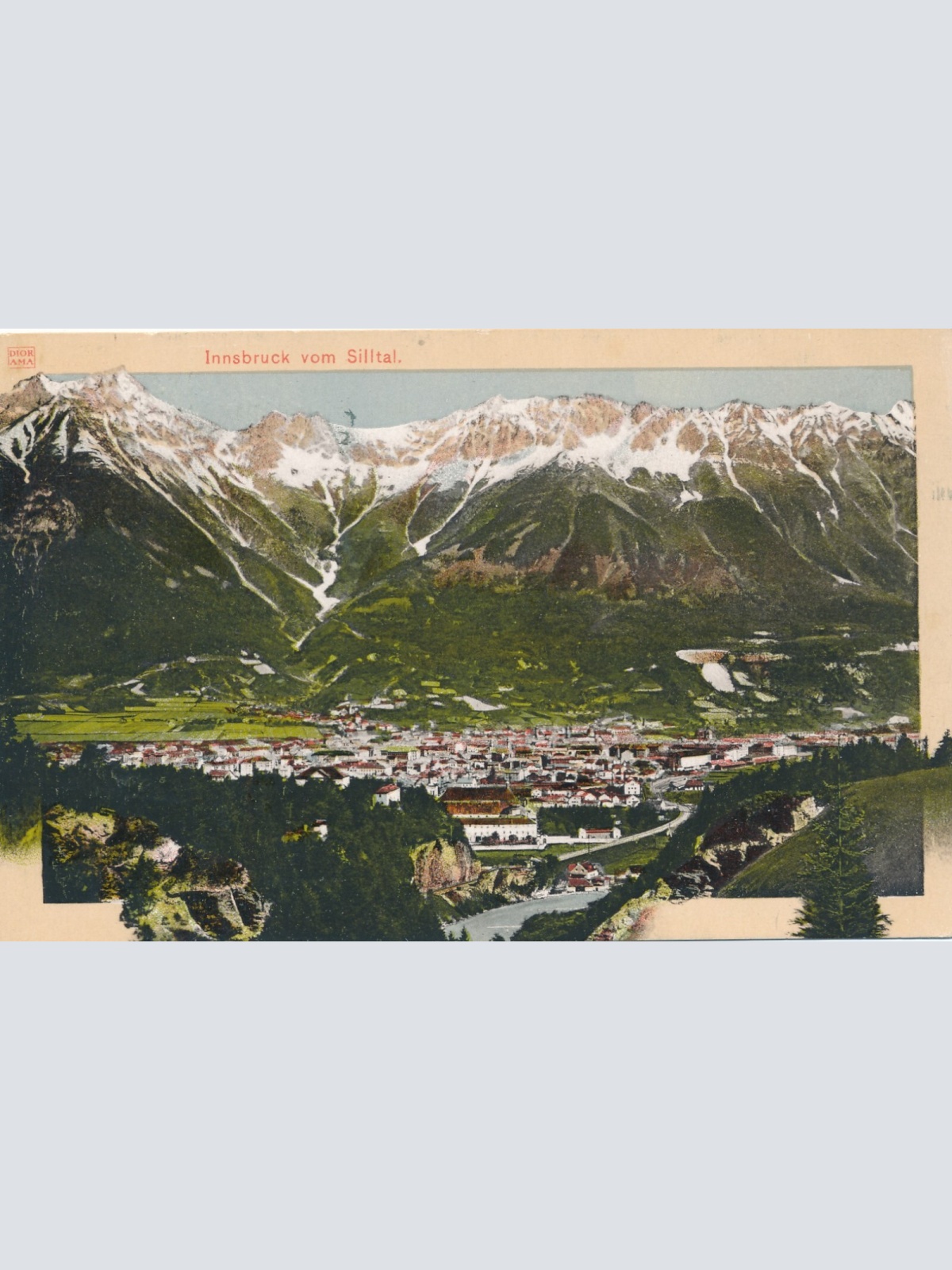 AK, Innsbruck vom Silltal, Tirol, Ansichtskarte (S4230)