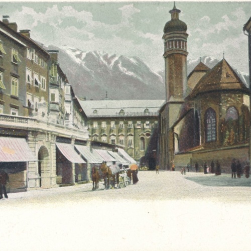 AK, Innsbruck, Burggraben, Tirol, Ansichtskarte (S4240)